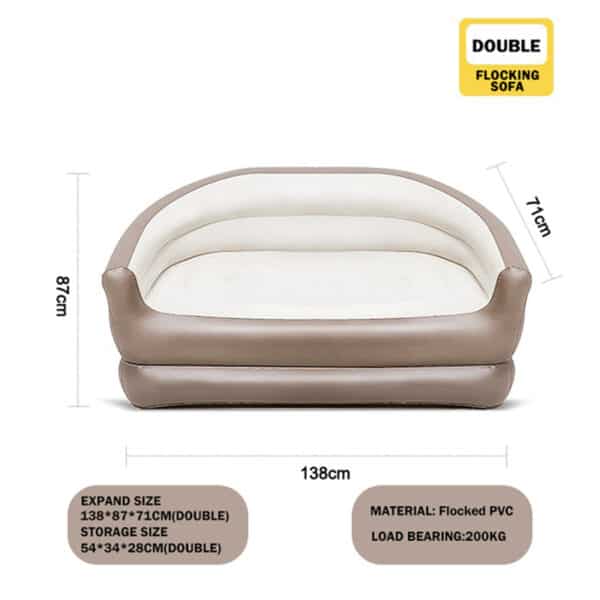 Tanxianzhe 5 In 1 Flocking Sofa Style Air Mattress TXZ-24179 detail-2