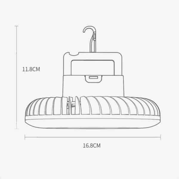 Tanxianzhe Camping Light With Fan TXZ-263 detail-1