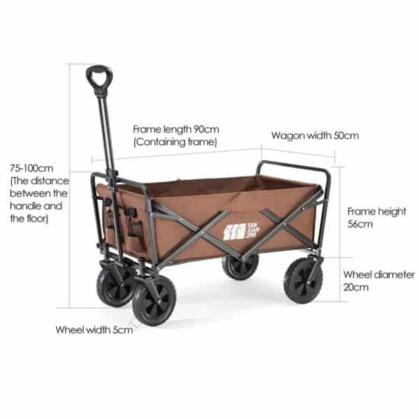 Tanxianzhe Flat Foldable Wagon TXZ-1001 detail-2