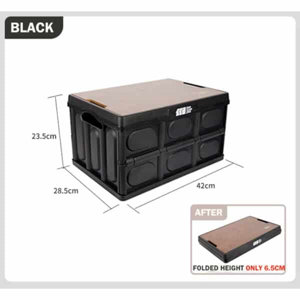 Tanxianzhe Foldable Storage Box With Wooden Lid TXZ-1404 detail-3