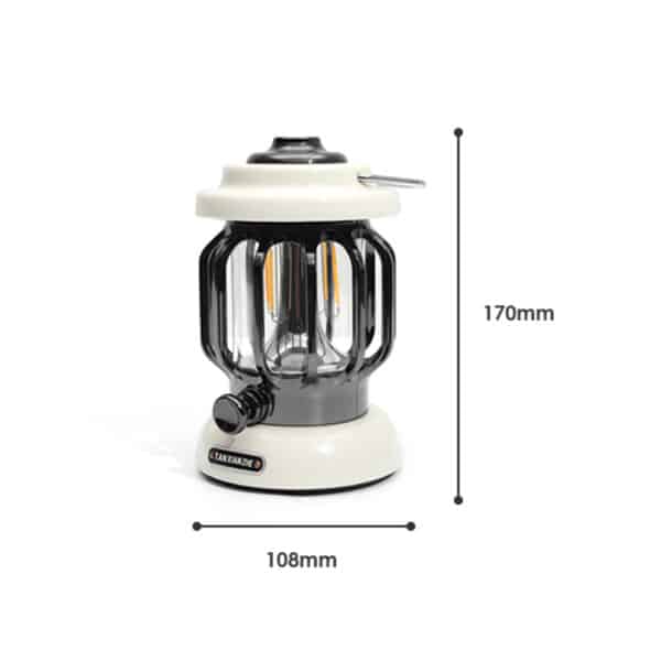 Tanxianzhe Retro Camping Lantern With Hanging Ring TXZ-0807 detail-1