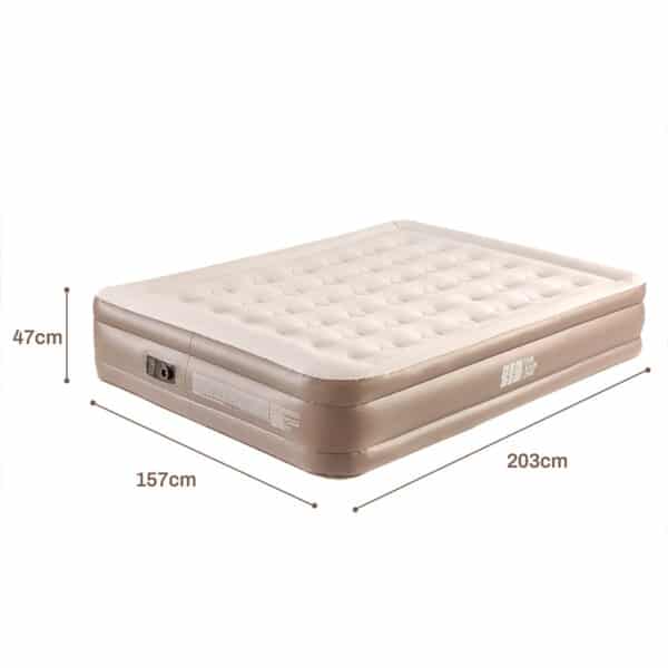 Tanxianzhe Twin Self Inflating Flocking Air Mattress With Built-In Pump TXZ-24128 detail-1