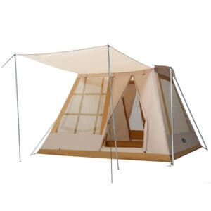 tanxianzhe A Type Four-Season Cabin Family Camping Tent with Tarp TXZ-1140