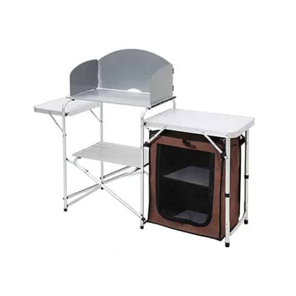 tanxianzhe Aluminum Alloy Camping Kitchen Grill Folding Table TXZ-6017