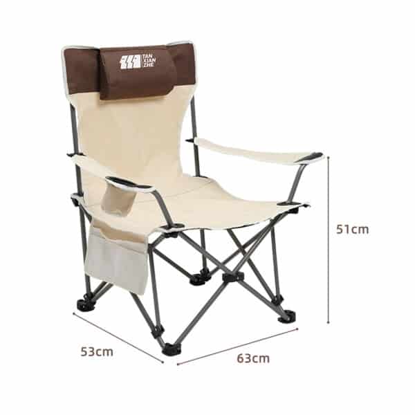 tanxianzhe Foldable Camping Chair With Pillow TXZ-15014 detail-1