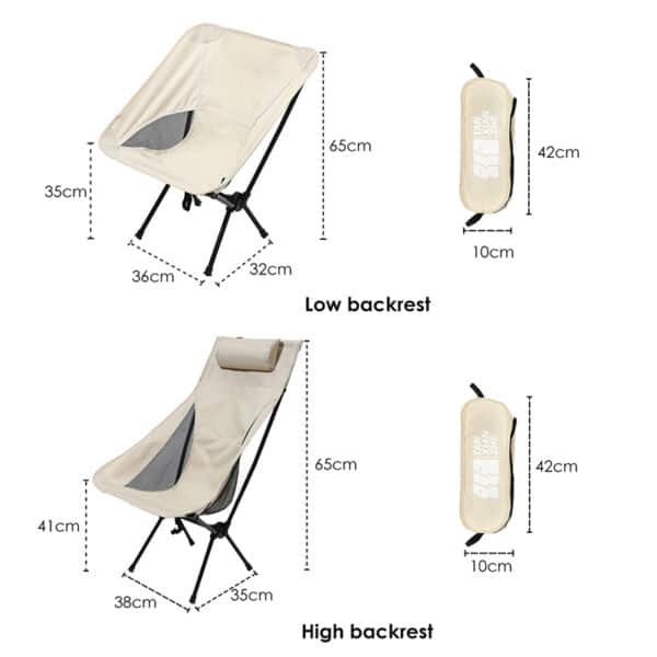 tanxianzhe Lightweight Portable Camping Folding Moon Chair TXZ-0508 detail-1