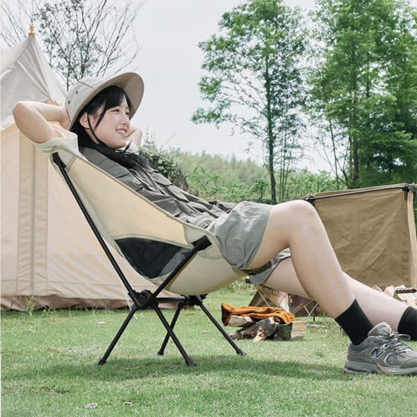 tanxianzhe Lightweight Portable Camping Folding Moon Chair TXZ-0508 detail-4