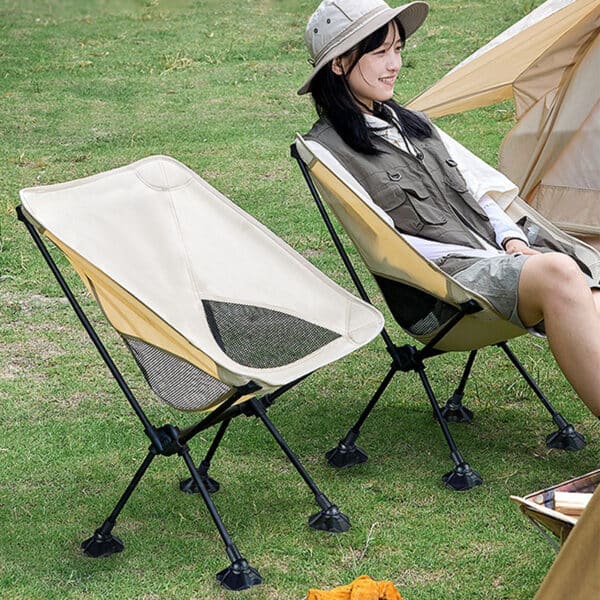 tanxianzhe Lightweight Portable Folding Moon Chair With Universal Foot Pad TXZ-0508C detail-3