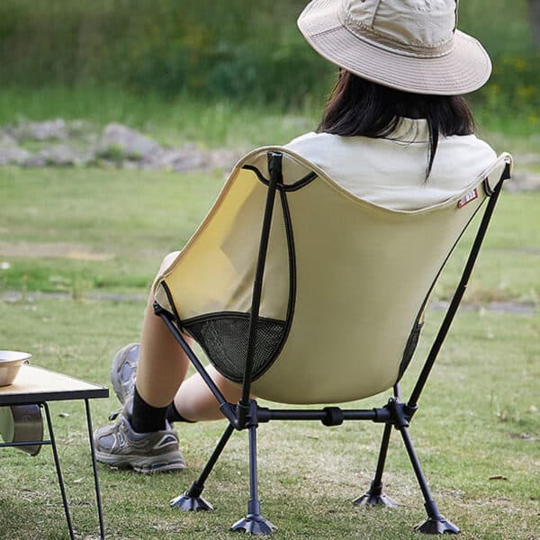 tanxianzhe Lightweight Portable Folding Moon Chair With Universal Foot Pad TXZ-0508C detail-4