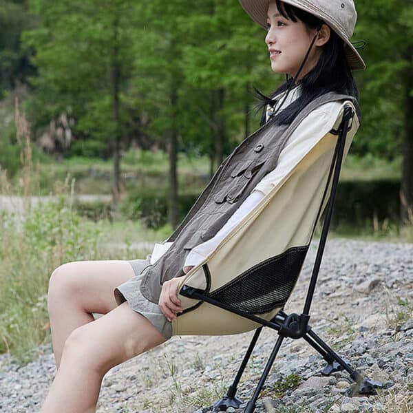 tanxianzhe Lightweight Portable Folding Moon Chair With Universal Foot Pad TXZ-0508C detail-5