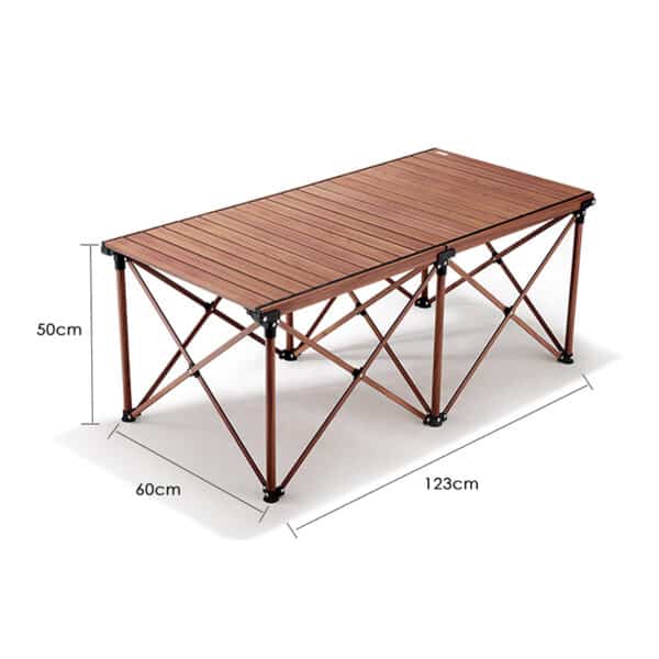 tanxianzhe Long Aluminum Alloy Camping Folding Table TXZ-6018 detail-1