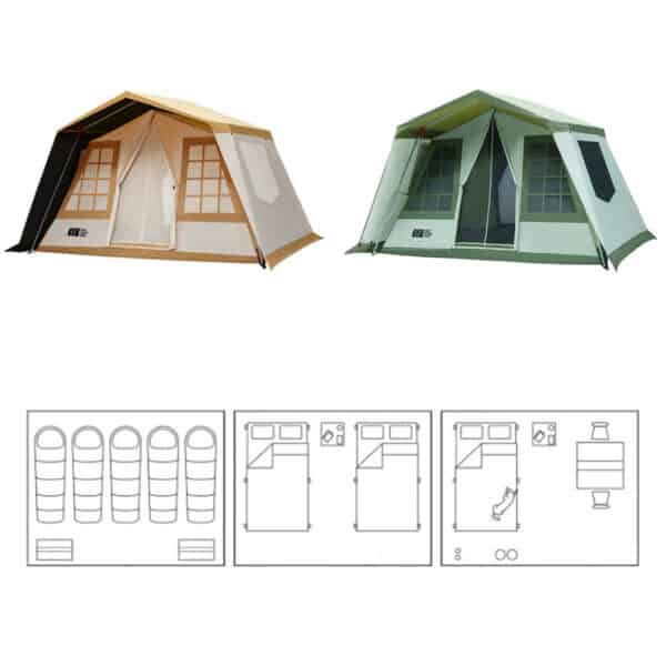 tanxianzhe Luxury Family Glamping Wall Tent TXZ-1151 detail-2