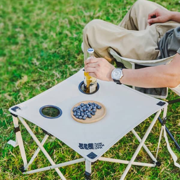 tanxianzhe Oxford Cloth Foldable Camping Table With Double Cup Holder TXZ-6027 detail-4