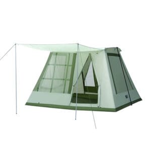 tanxianzhe T Type Double-Layer Cabin Family Camping Tent with Tarp TXZ-1142