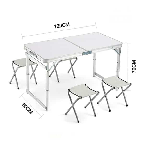 Aluminum folding camping table TXZ-6044 detail 2