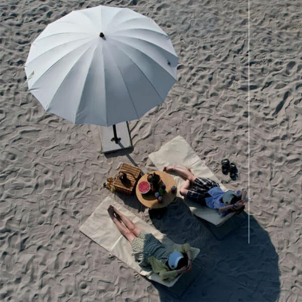 Cream Color Camping Beach umbrella detail 4