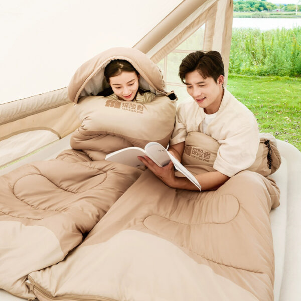 Hooded Cotton Sleeping Bag TXZ-0108 detail 4