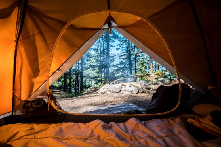 Tent interior