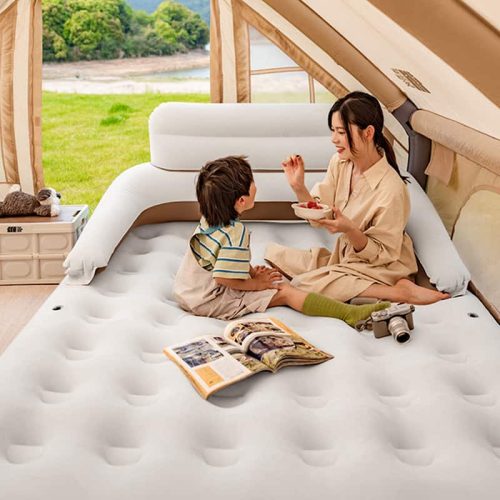 Tanxianzhe Full Inflating Flocking Air Mattress With Wireless Built-In Pump TXZ-24251 detail-5